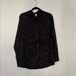 Women's Black Camouflage Utility Jacket